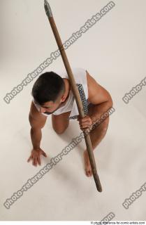 10 2019 01 ATILLA KNEELING POSE WITH SPEAR